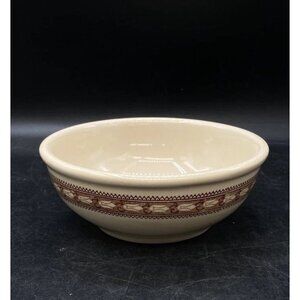 Chesterfield Pattern Mayer China Restaurant Ware Soup Cereal Bowl Tan